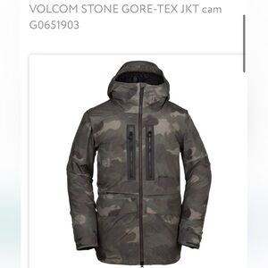 Volcom Stone Gore-Tex Jacket - Camouflage Mens M